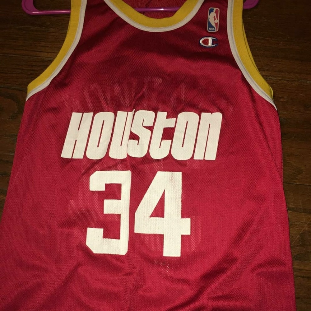 Vintage Champion Houston Rockets Hakeem Olajuwan